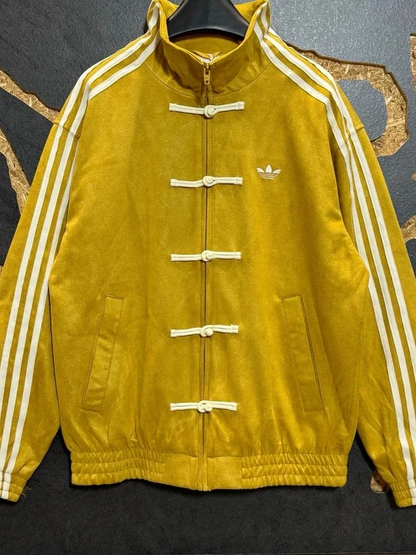 Adidas Mustard Yellow Chinese Snake New Year 2026 CNY Tang Track Jacket