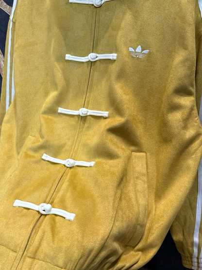 Adidas Mustard Yellow Chinese Snake New Year 2026 CNY Tang Track Jacket