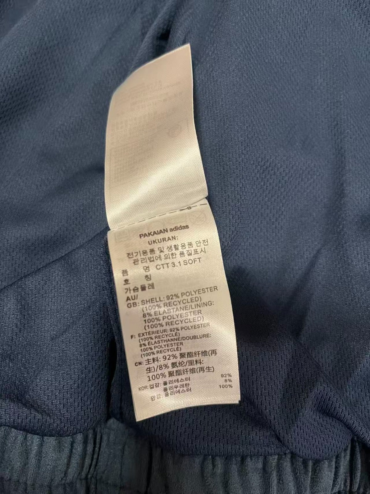 Adidas Navy Blue Chinese Snake New Year 2026 CNY Tang Track Jacket