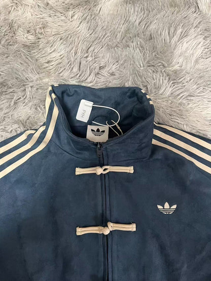 Adidas Navy Blue Chinese Snake New Year 2026 CNY Tang Track Jacket