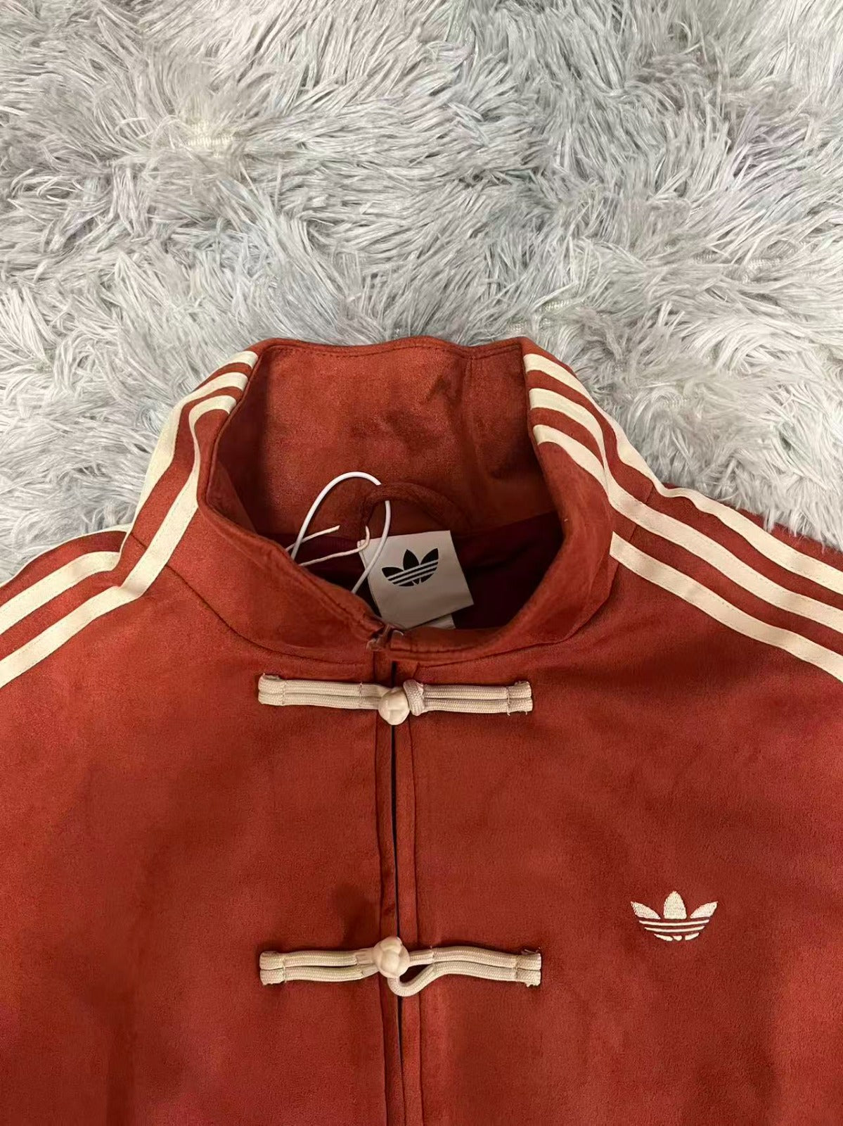Adidas Bright Red Chinese Snake New Year 2026 CNY Tang Track Jacket