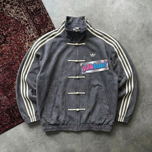 Adidas Grey Chinese Snake New Year 2026 CNY Tang Track Jacket