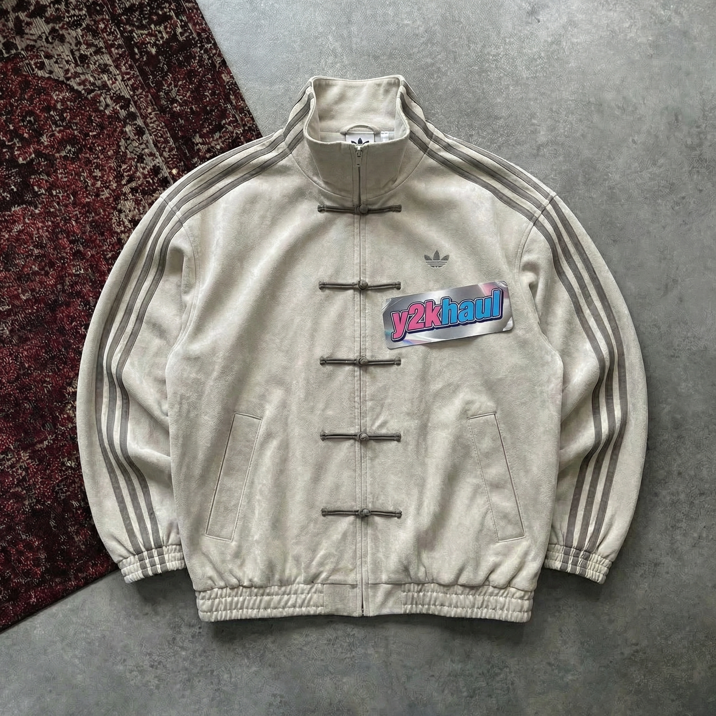 Adidas Beige Chinese Snake New Year 2026 CNY Tang Track Jacket