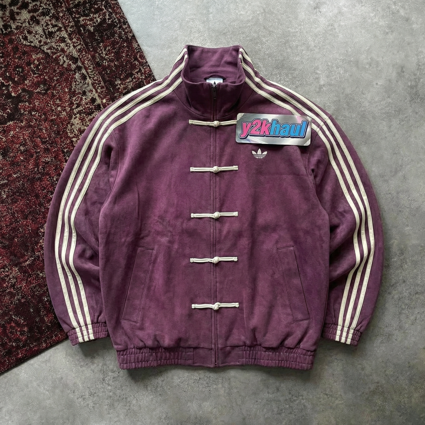 Adidas Purple Chinese Snake New Year 2026 CNY Tang Track Jacket