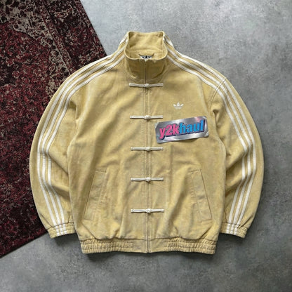 Adidas Light Yellow Chinese Snake New Year 2026 CNY Tang Track Jacket