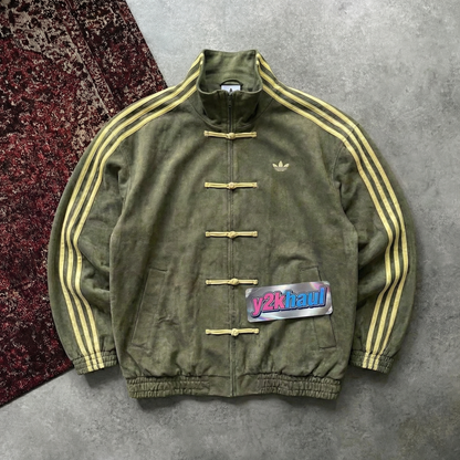 Adidas Olive Green Chinese Snake New Year 2026 CNY Tang Track Jacket