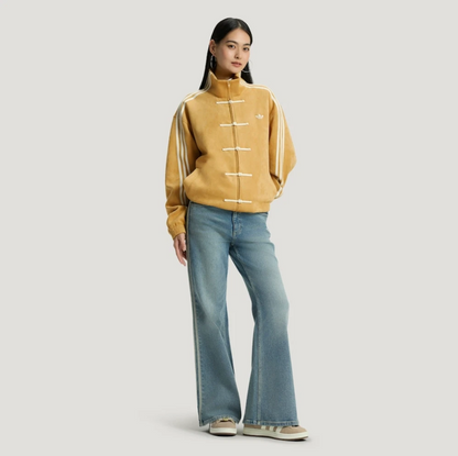 Adidas Light Yellow Chinese Snake New Year 2026 CNY Tang Track Jacket